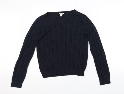 H&M Mens Blue   Pullover Jumper Size M