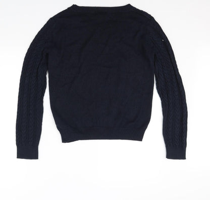 H&M Mens Blue   Pullover Jumper Size M