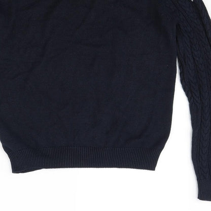 H&M Mens Blue   Pullover Jumper Size M