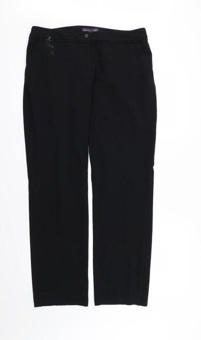 Womens UK Size 36 in Marks and Spencer Regular Fit  Black Trousers