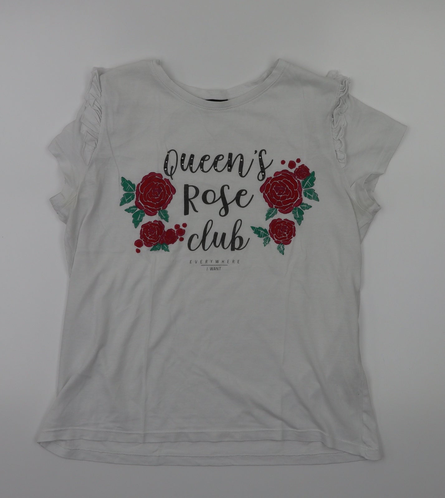 Womens UK Size S Terranova White  T-Shirt
