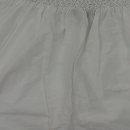 Womens UK Size 6 New Look White Basic T-Shirt