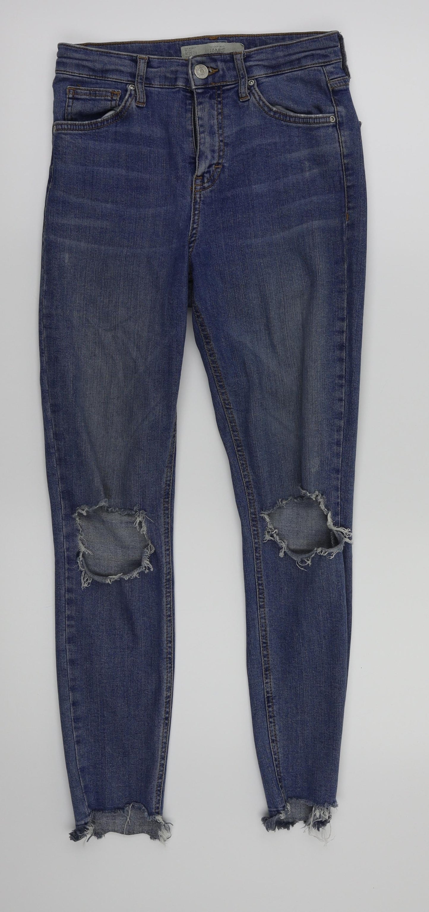 Womens UK Size 26 top shop Regular Fit Skinny Blue Jeans