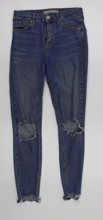 Womens UK Size 26 top shop Regular Fit Skinny Blue Jeans