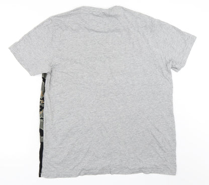 Womens UK Size XL Easy Grey Basic T-Shirt