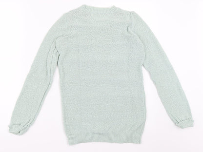 Bershka Womens Green   Pullover Jumper Size S