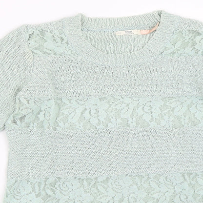 Bershka Womens Green   Pullover Jumper Size S