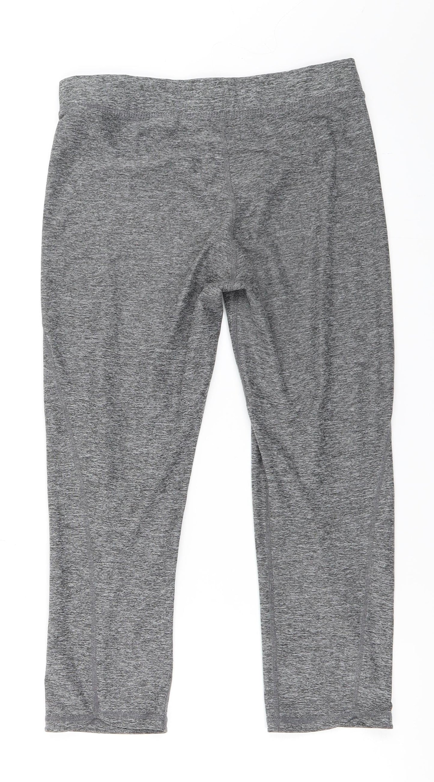 H&M Womens Grey   Cropped Leggings Size S L21 in