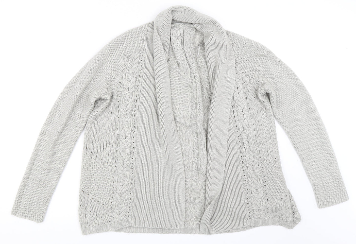 Marks and Spencer Womens Grey   Cardigan Jumper Size 10