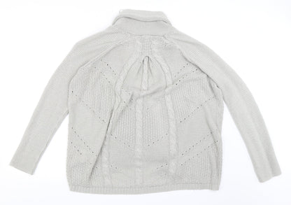 Marks and Spencer Womens Grey   Cardigan Jumper Size 10