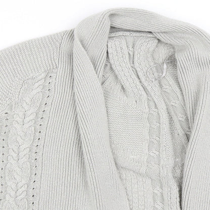 Marks and Spencer Womens Grey   Cardigan Jumper Size 10
