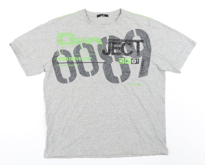 George Mens Grey    T-Shirt Size L