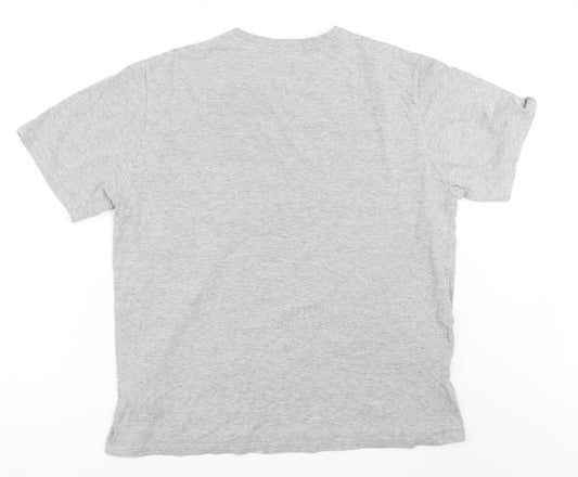 George Mens Grey    T-Shirt Size L