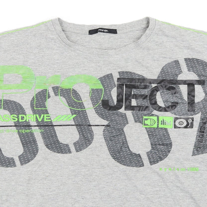 George Mens Grey    T-Shirt Size L