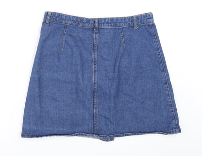 Primark Womens Blue  Denim Mini Skirt Size 10