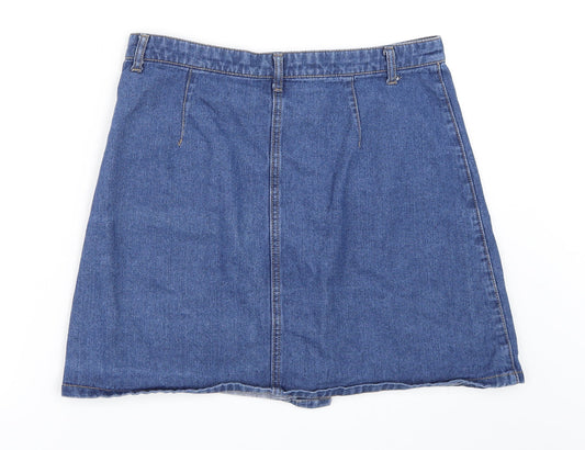 Primark Womens Blue  Denim Mini Skirt Size 10