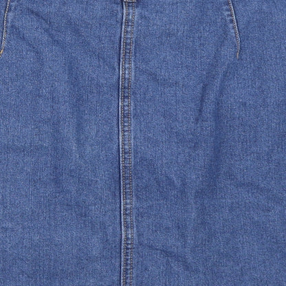 Primark Womens Blue  Denim Mini Skirt Size 10