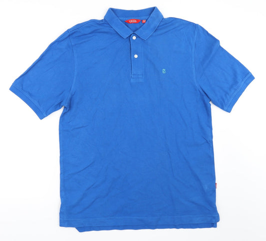 IZOD Mens Blue    Polo Size M