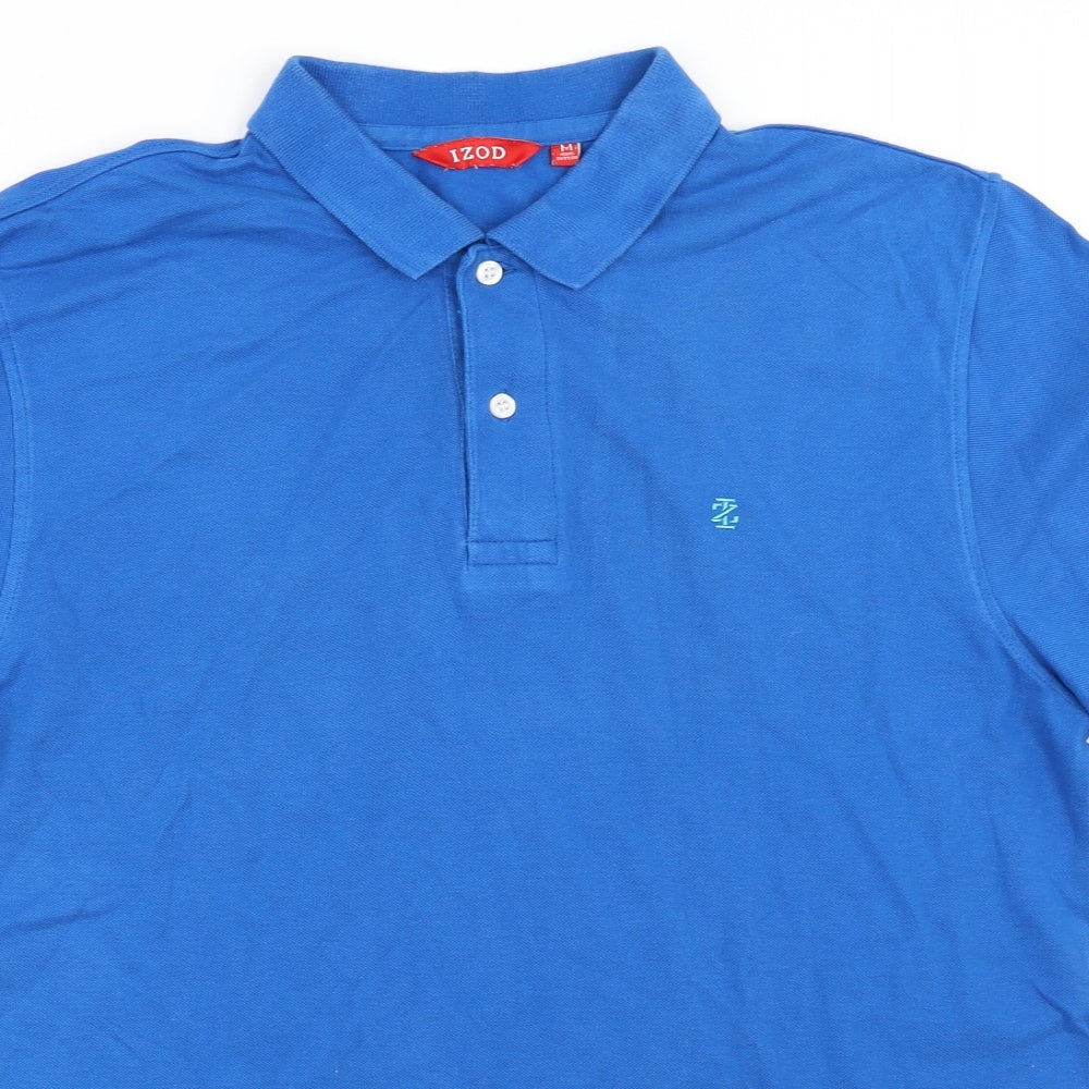 IZOD Mens Blue    Polo Size M