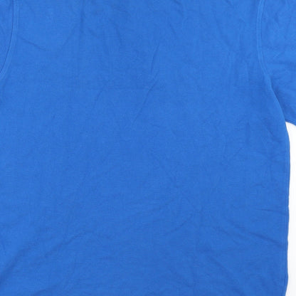 IZOD Mens Blue    Polo Size M