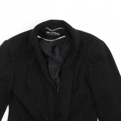 Womens UK Size 6 Miss Selfridge Black Gilet