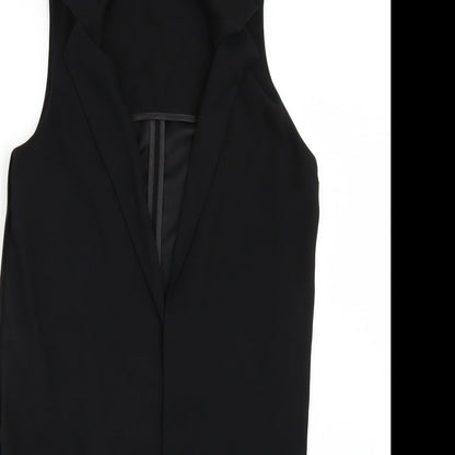 Womens UK Size 6 Topshop Black Gilet
