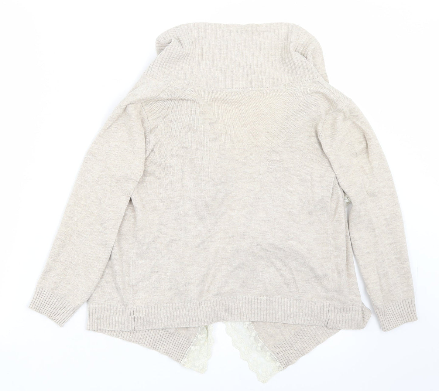 love me forever Girls Beige  Rayon Cardigan Jumper Size 6-7 Years