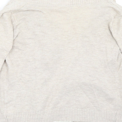 love me forever Girls Beige  Rayon Cardigan Jumper Size 6-7 Years