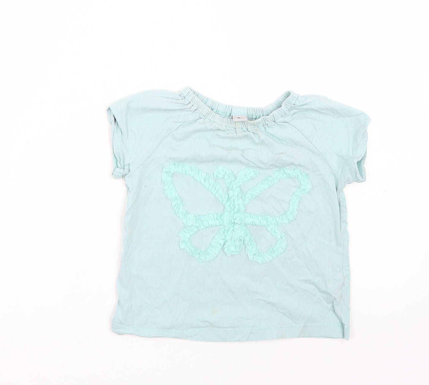 TU Boys Green   Basic T-Shirt Size 2-3 Years