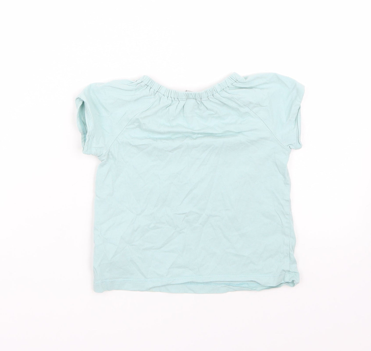 TU Boys Green   Basic T-Shirt Size 2-3 Years