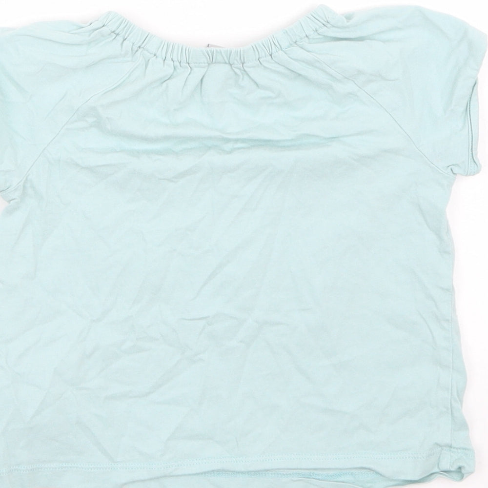 TU Boys Green   Basic T-Shirt Size 2-3 Years
