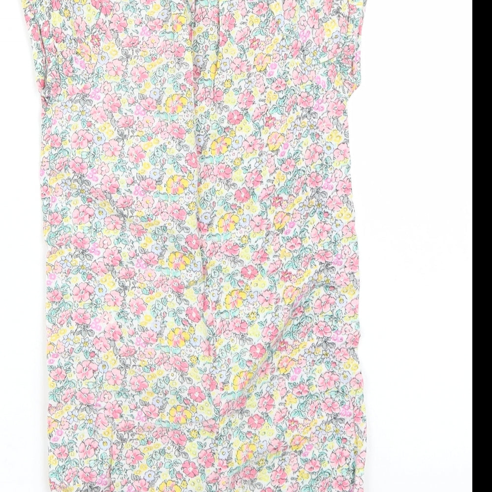NEXT Girls Multicoloured Floral  Playsuit One-Piece Size 2 Years