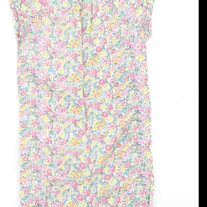 NEXT Girls Multicoloured Floral  Playsuit One-Piece Size 2 Years