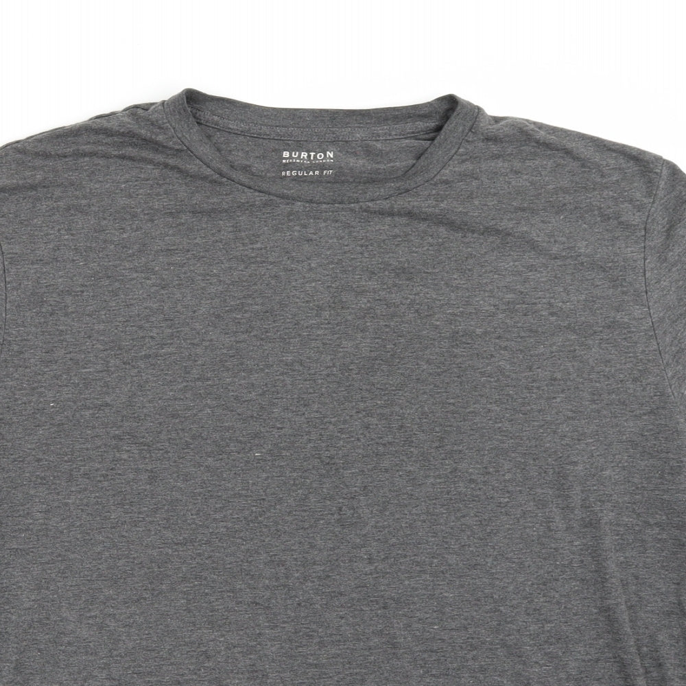 Burton Womens Grey   Basic T-Shirt Size L