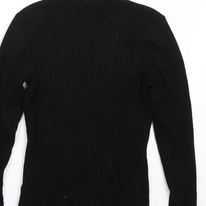 H&M Womens Black   Basic T-Shirt Size S