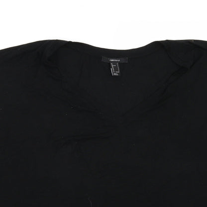 FOREVER 21 Womens Black   Basic T-Shirt Size S