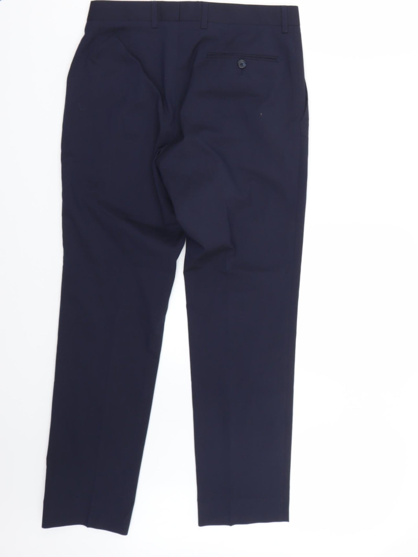 Womens UK Size 30 Marks and Spencer Regular Fit  Blue Trousers