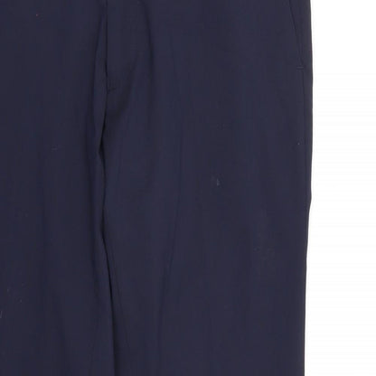 Womens UK Size 30 Marks and Spencer Regular Fit  Blue Trousers