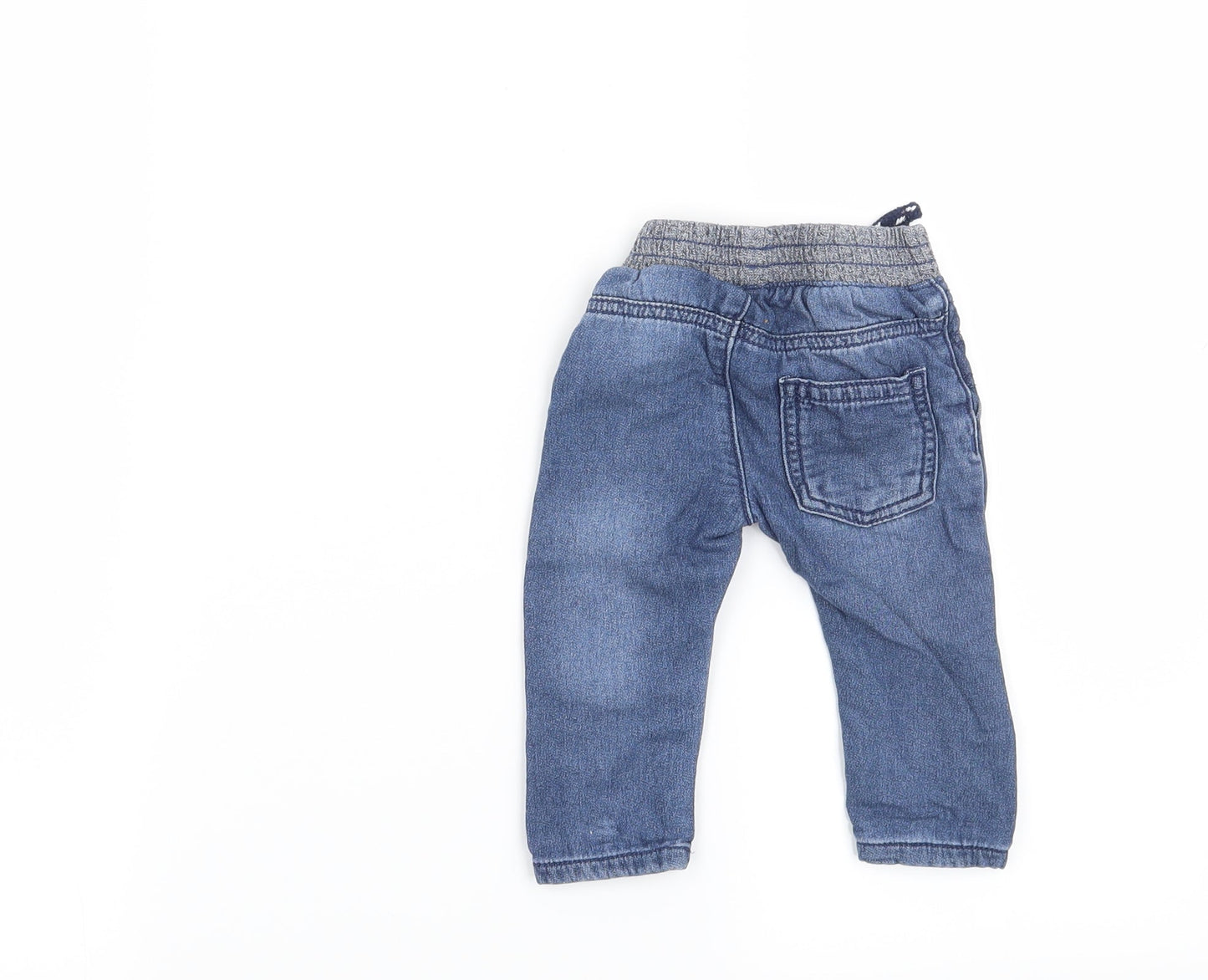 Nutmeg Boys Blue   Jogger Trousers Size 0-3 Months