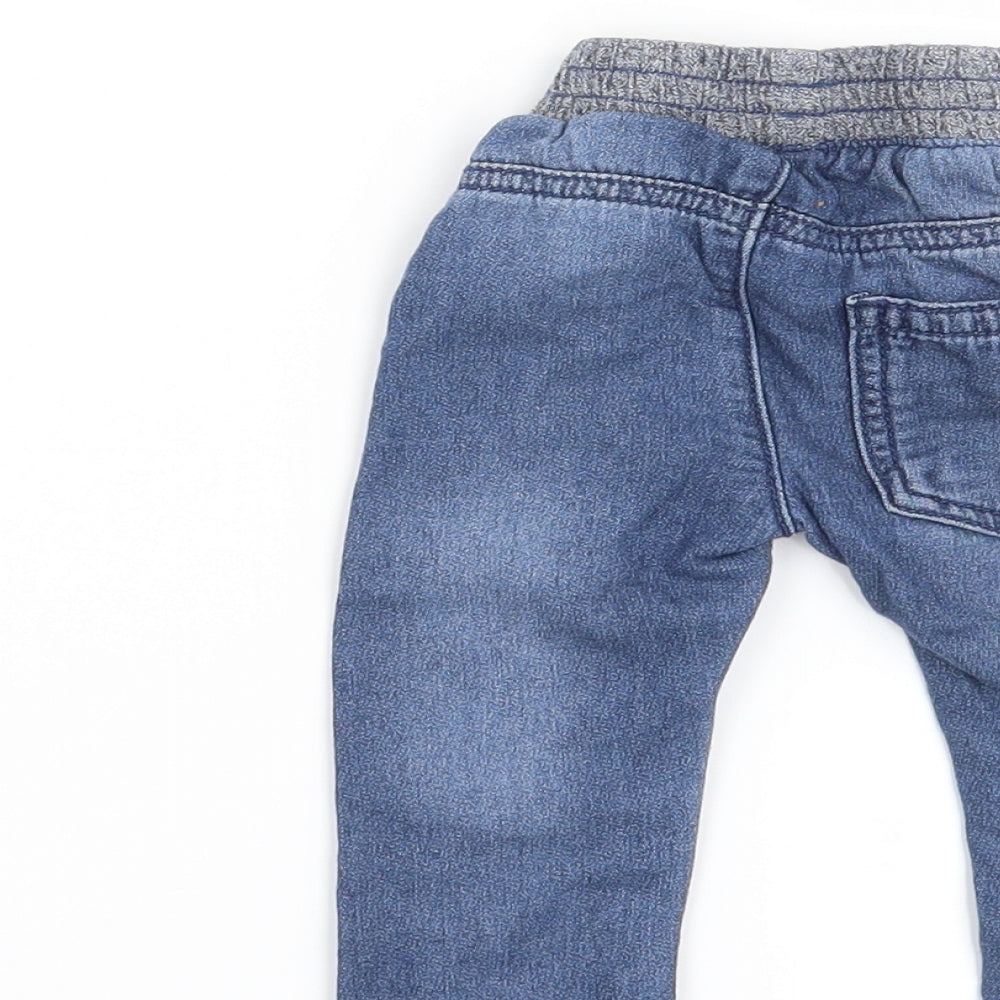 Nutmeg Boys Blue   Jogger Trousers Size 0-3 Months