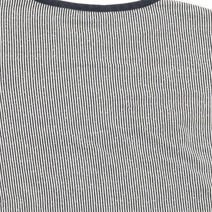 Young Dimension Girls Blue Striped  Basic T-Shirt Size 12-13 Years  - #Nope