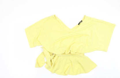Quiz Womens Yellow   Basic Blouse Size 12