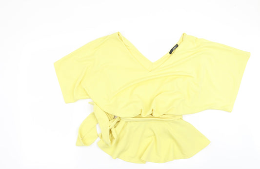 Quiz Womens Yellow   Basic Blouse Size 12