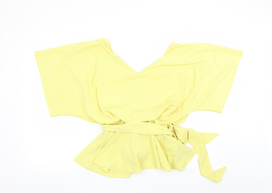 Quiz Womens Yellow   Basic Blouse Size 12