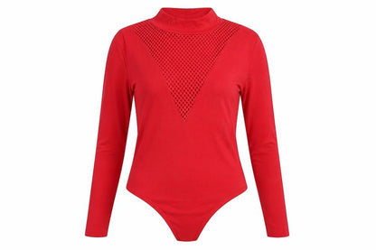 Womens UK Size 12 Boohoo Red Basic Blouse