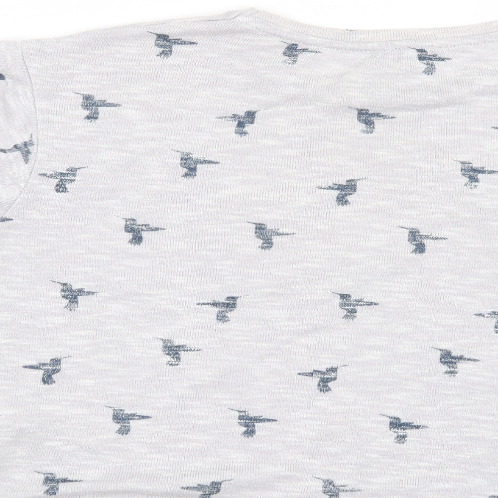 New Look Girls Grey   Pullover Sweatshirt Size 12-13 Years  - Birds