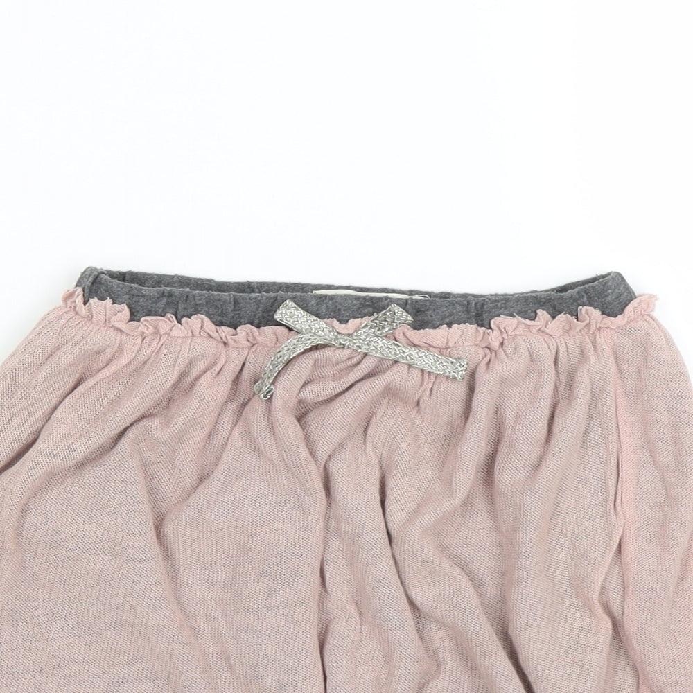 Mango Girls Pink   A-Line Skirt Size M