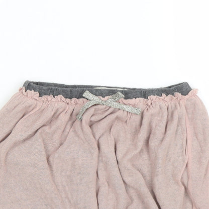 Mango Girls Pink   A-Line Skirt Size M