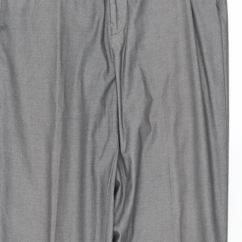 George Mens Grey   Trousers  Size 34 in L33 in - LONG LEG