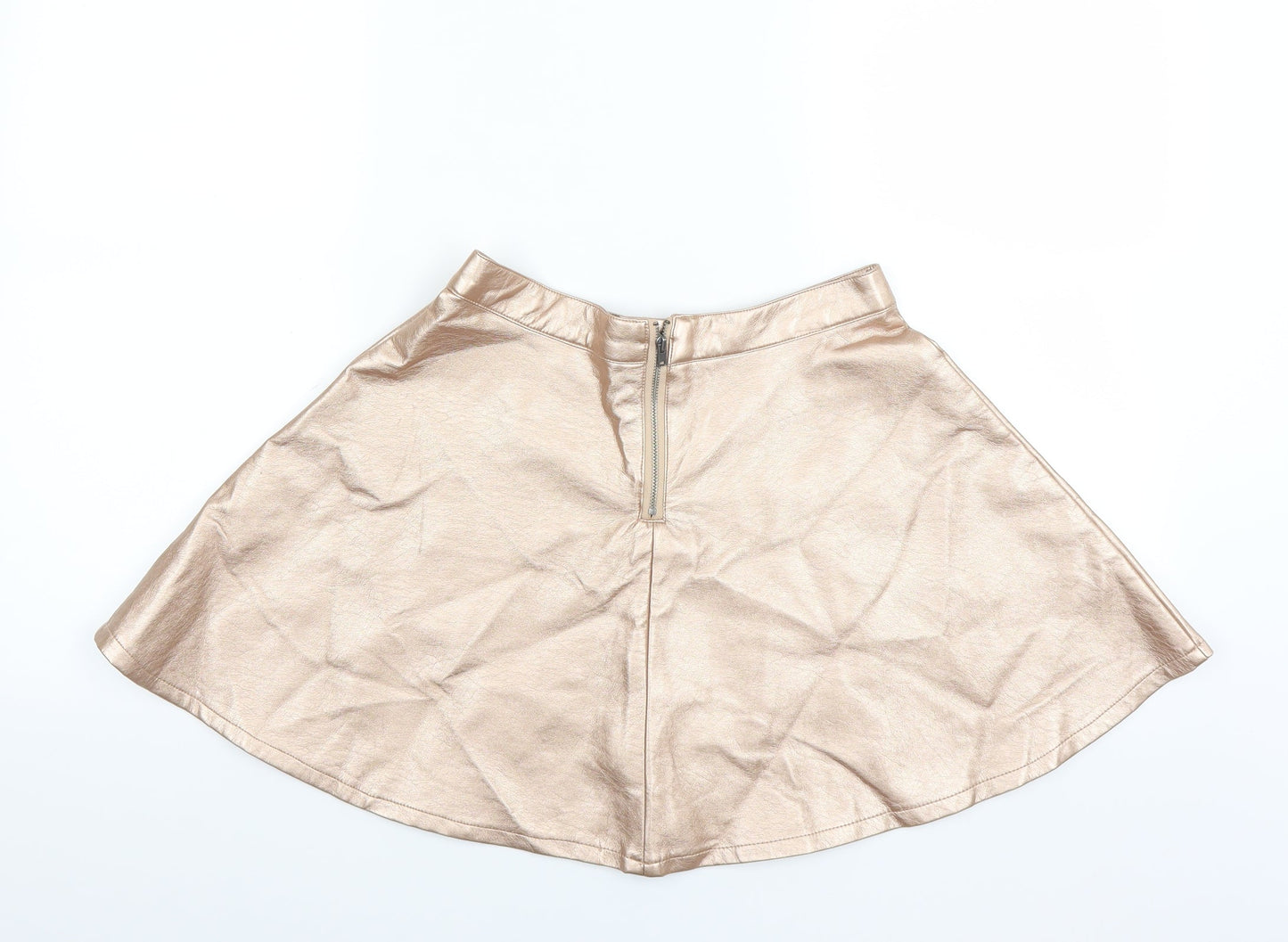 New Look Girls Gold   A-Line Skirt Size 13 Years - METALLIC
